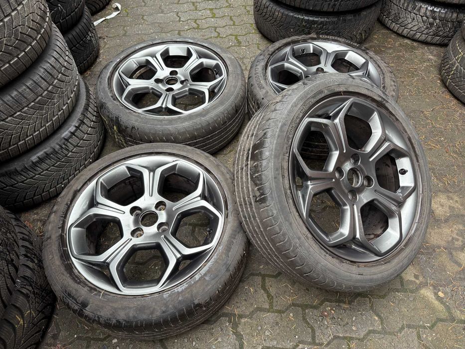 Felgi aluminiowe 17" 4x108 Ford EcoSport ST Fiesta z oponami letnimi