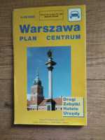 Warszawa plan centrum 1:19000