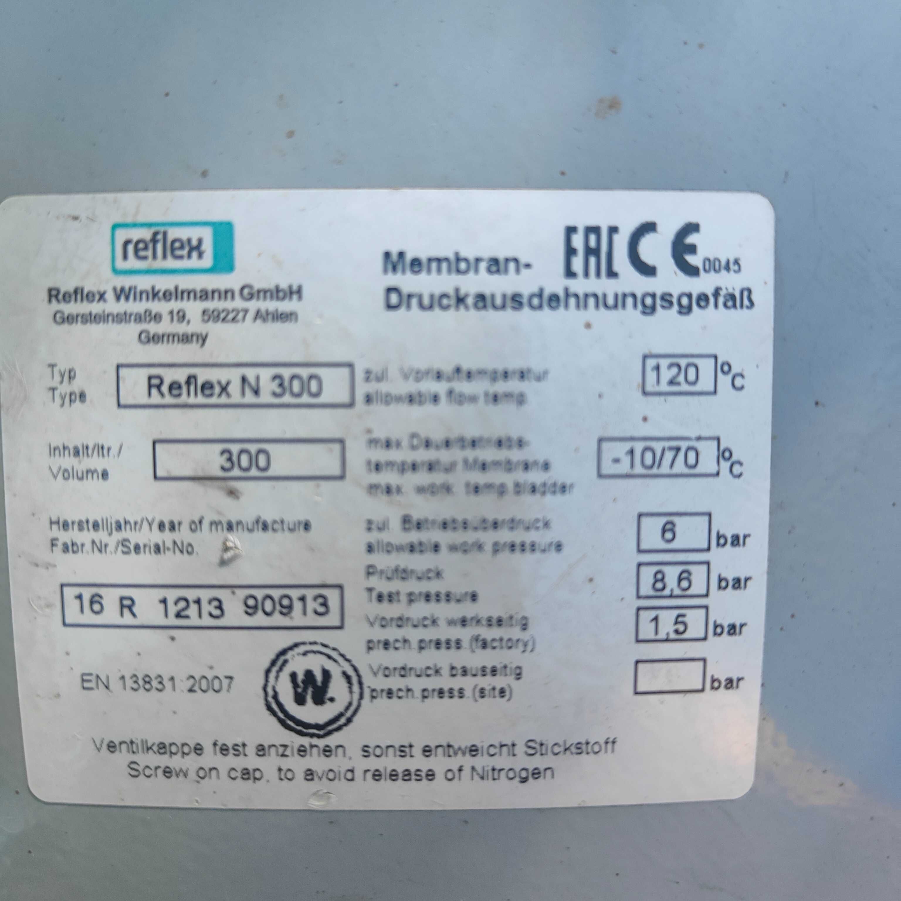 Reflex Naczynie przeponowe N300