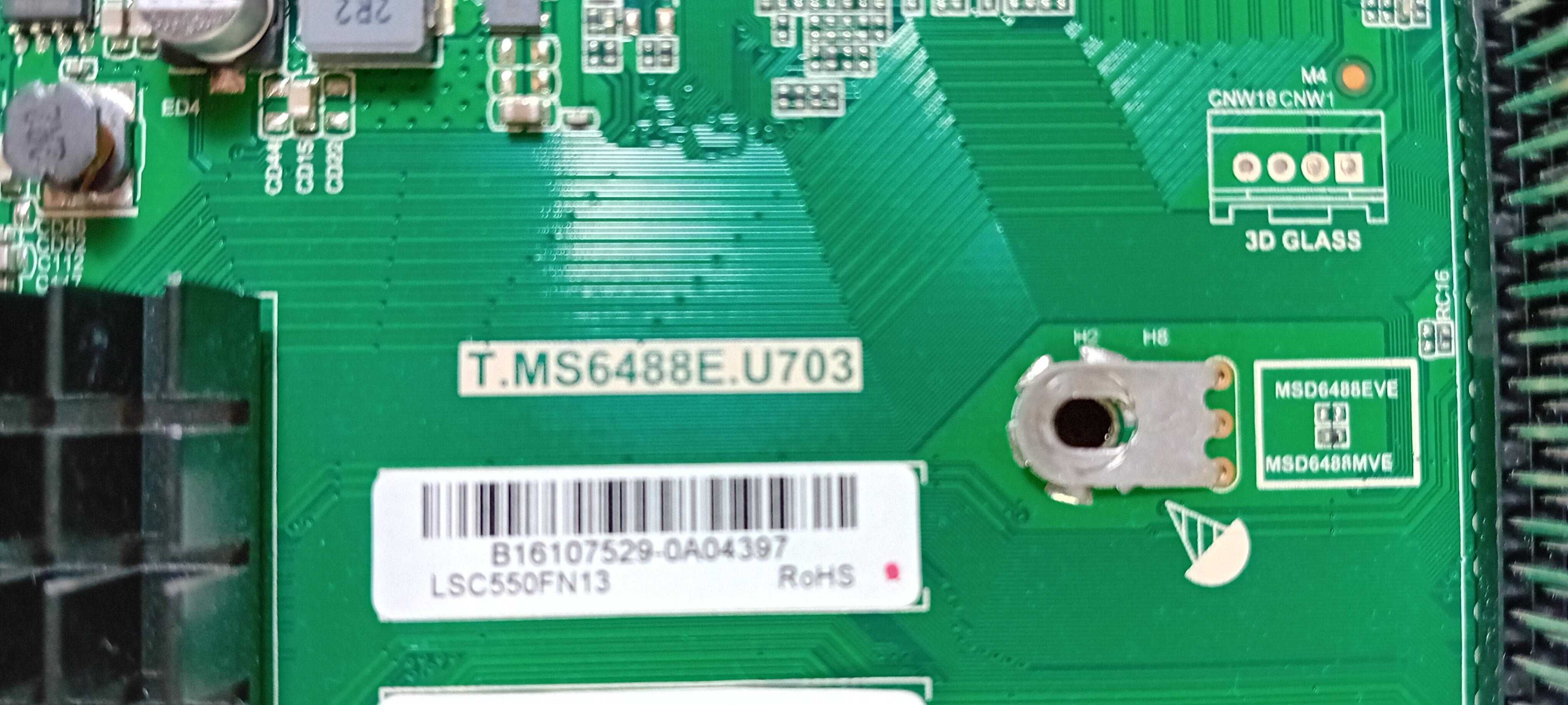 Placa de video tv  sharp lc-55cuf.8372es