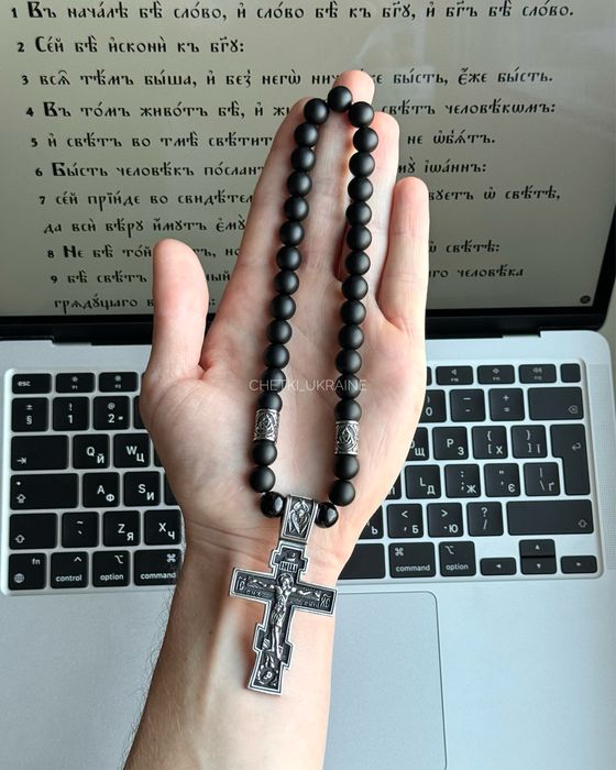 Чотки з хрестом в машину на дзеркало православний хрест в авто чотки