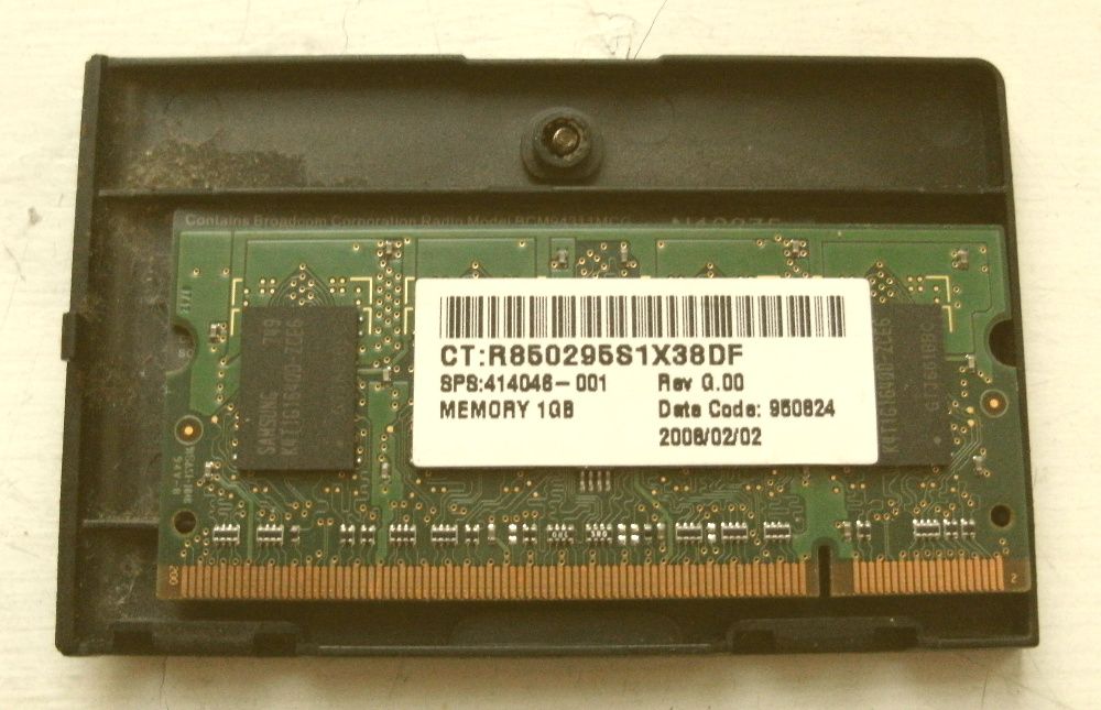 Pamięć HP 1GB 667MHZ PC 5300 DDR2 SODIMM laptop