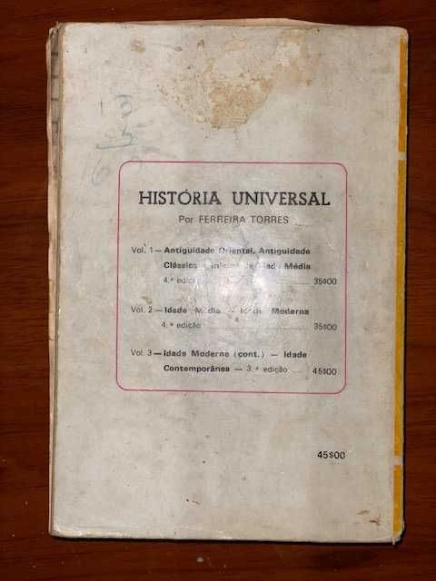 Livro Antigo: História Universal - Volume 3