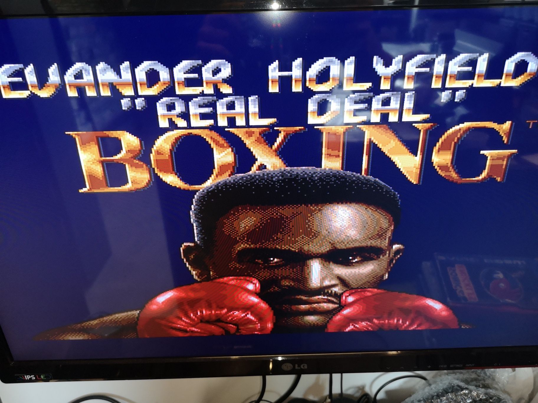 Evander Holyfields Boxing SEGA MEGA DRIVE gra (oryginał testowany)