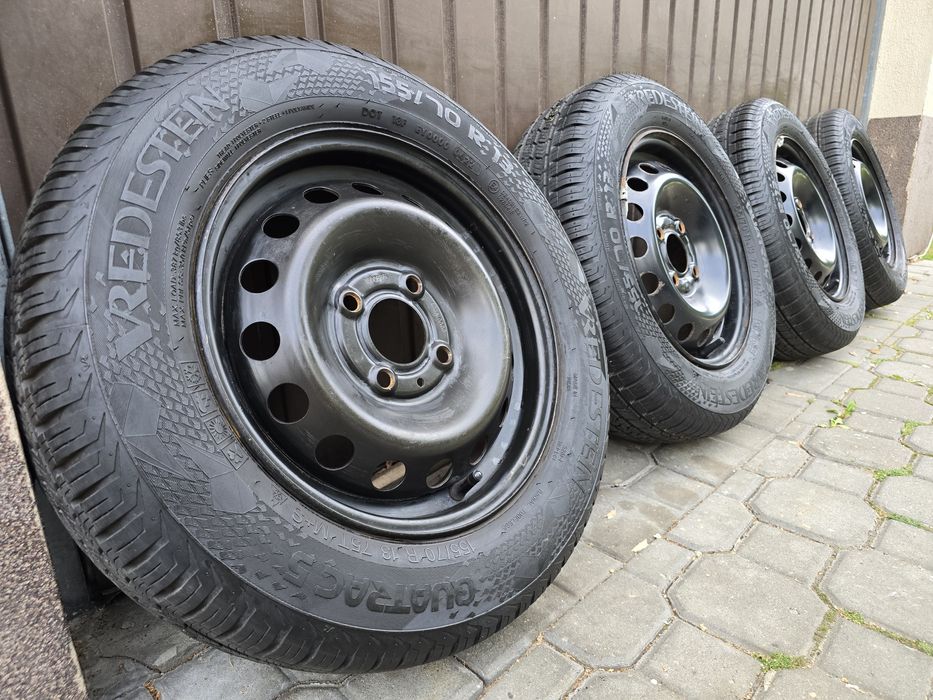 Felgi z oponami 155/70R13 Renault Clio 4x100 TWINGO Micra