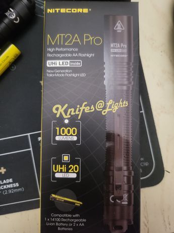 Nitecore MT2A Pro New!, потужний кишеньковий ліхтар, 1000 lumens