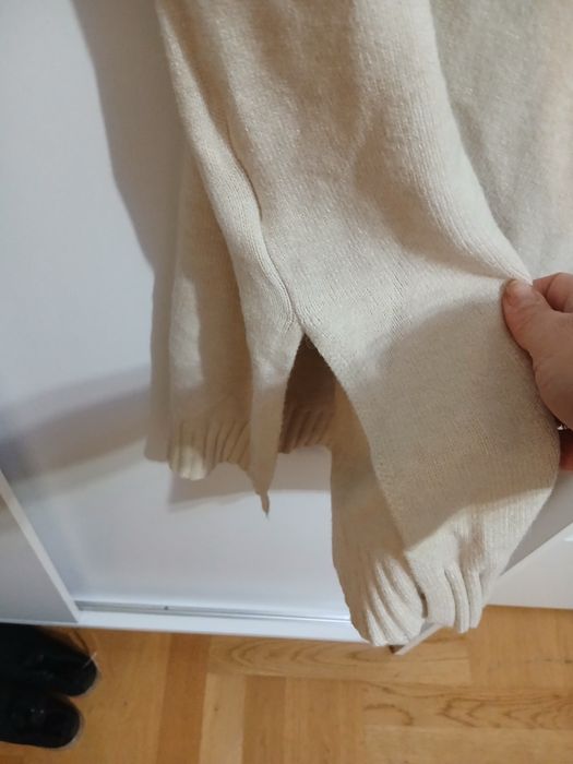 Świetna długa sweterkowa sukienka. NOWA Bez metki