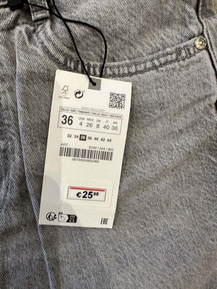 Продам джинси Zara новые 36 размер .