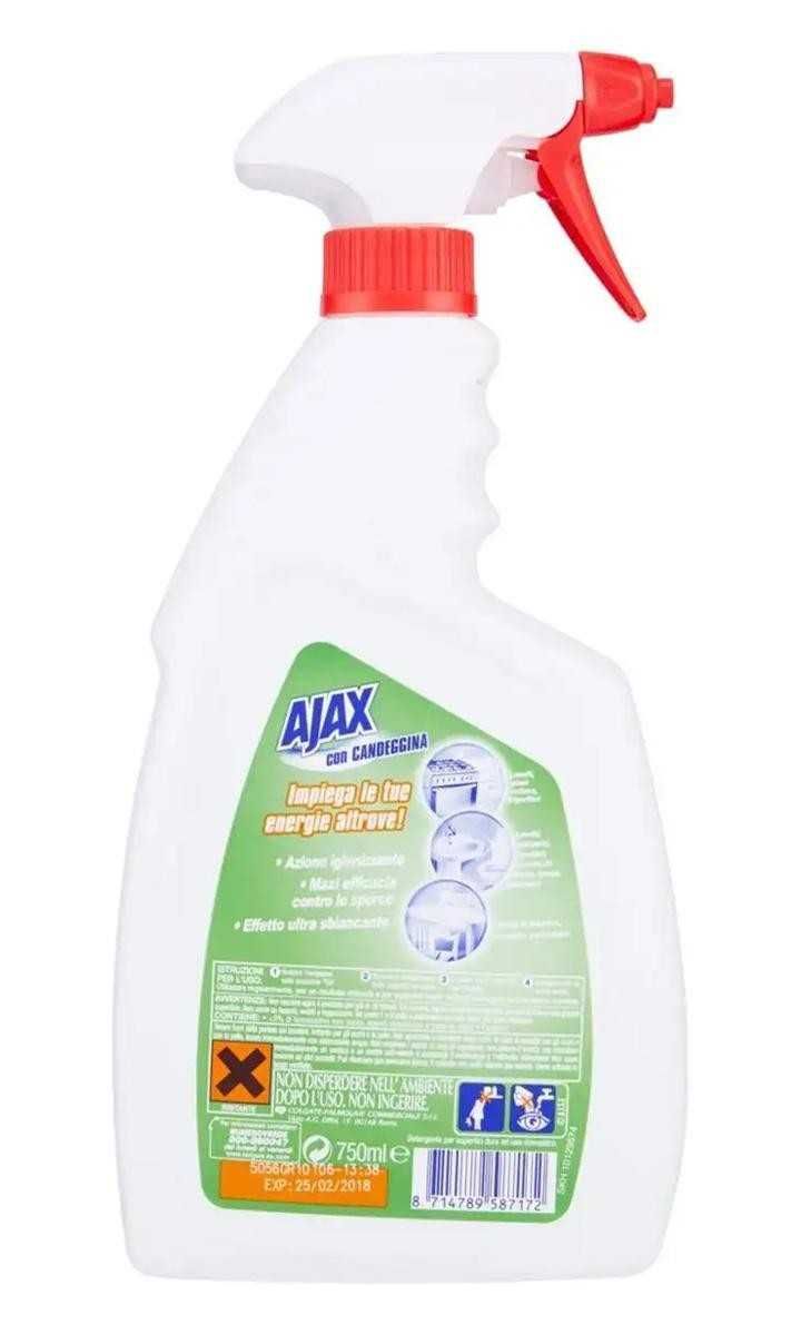Plyn AJAX  spray do mycia kuchni i łazienki 750 ml