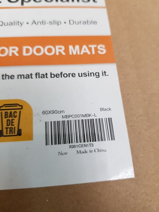 Wycieraczka do drzwi antypoślizgowe 60x90 prostokątna nowa