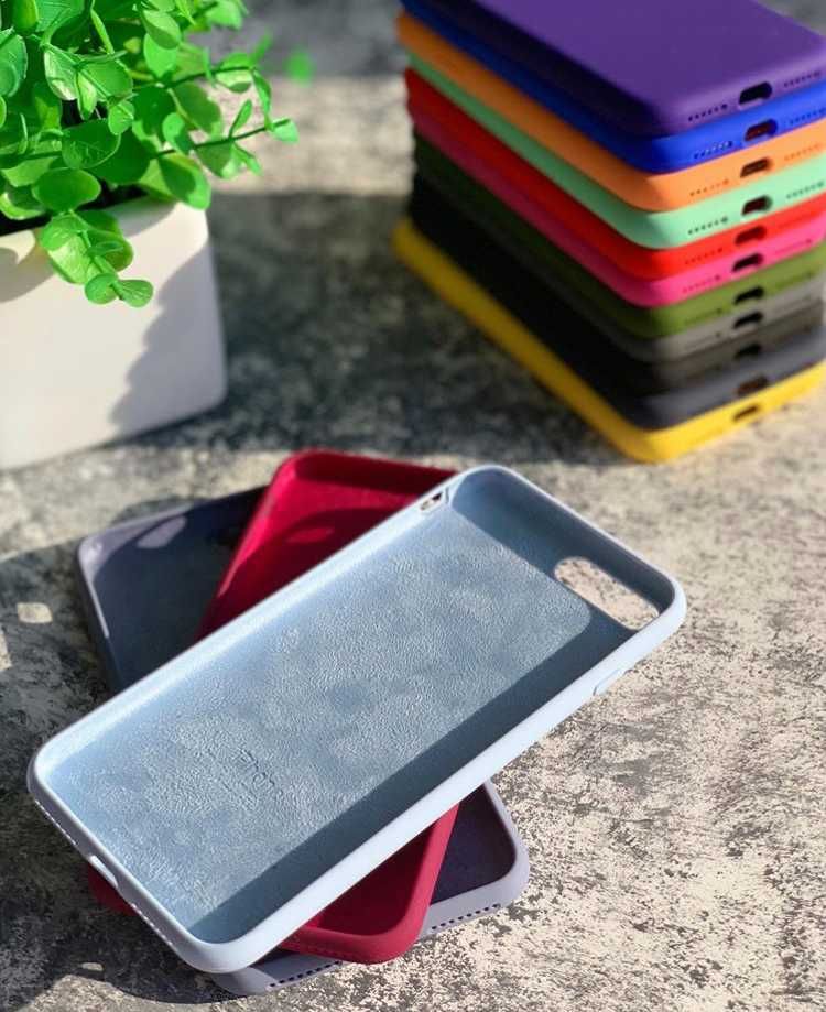 Силіконовий чохол на айфон silicone case iPhone 8 Plus / та інші