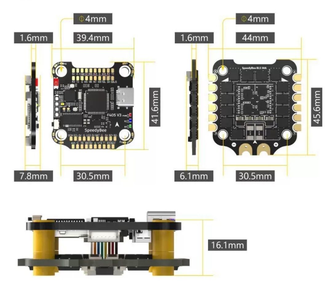 SpeedyBee F405 V3 50A STACK BLS 30x30