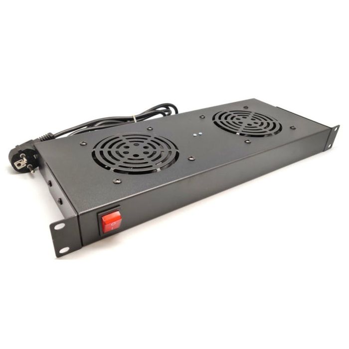 Modulo de ventilador duplo para estudio musical rack 19’