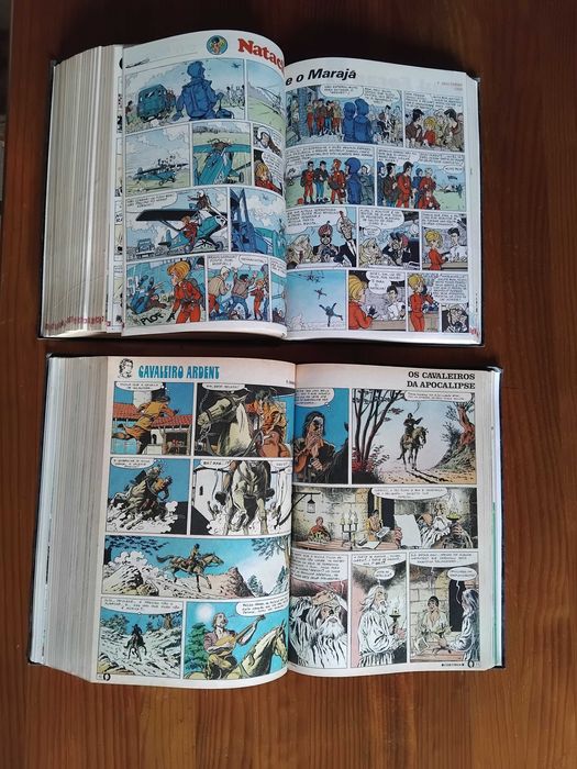 Banda desenhada, revistas encadernadas, anos 70