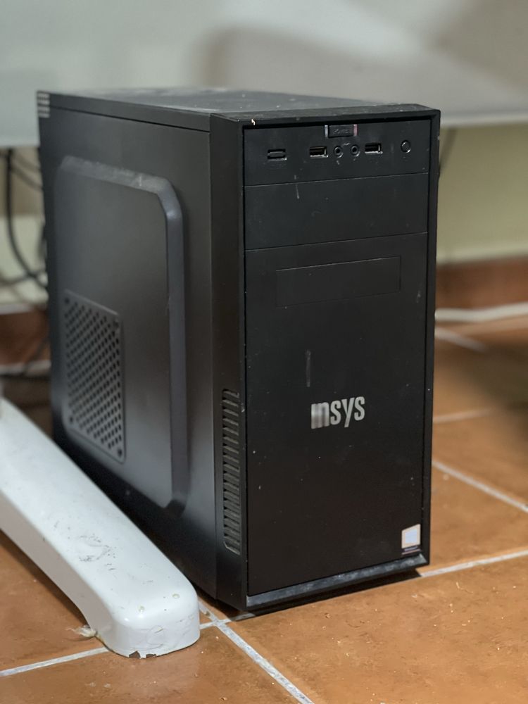 Pc fixo + monitor +rato e teclado e colunas