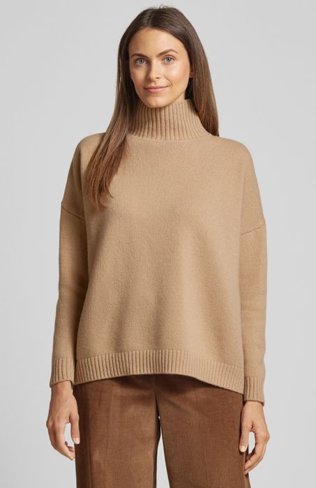 Max Mara Weekend Nowy polgolf wełniany Borgia Camel
