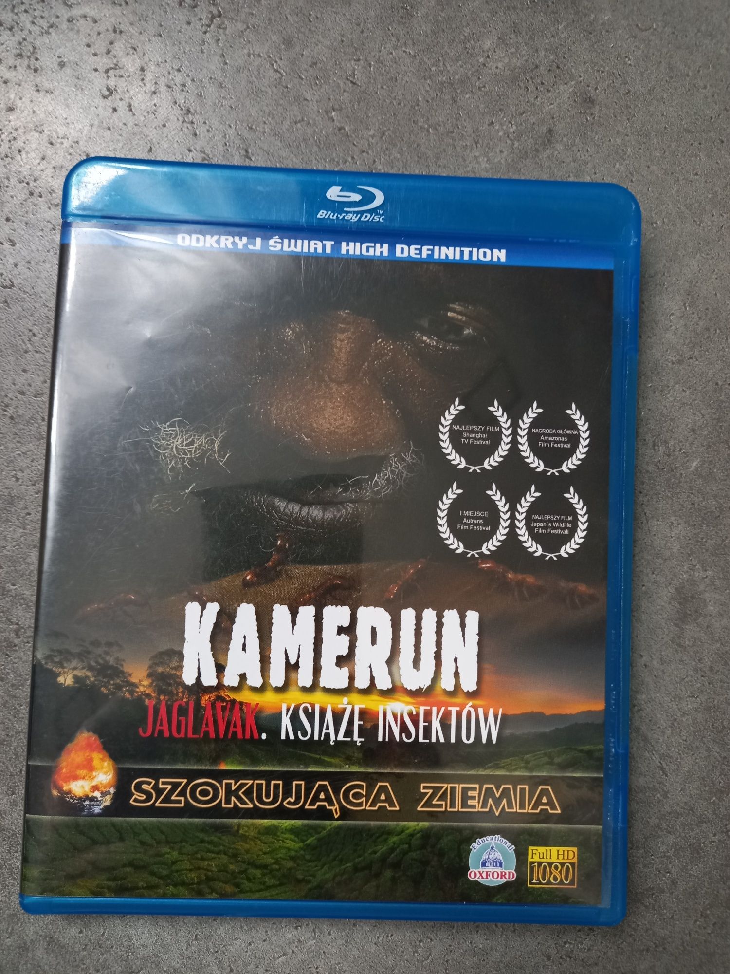 Film blue-ray 3D Kamerun Ksiaze insektow szokujaca ziemia