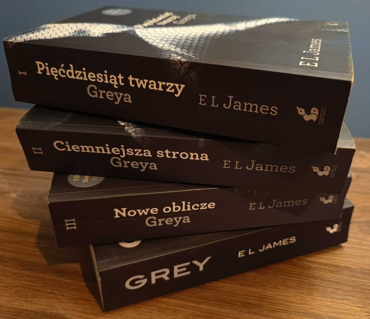 E L James GREY (50 twarzy) zestaw