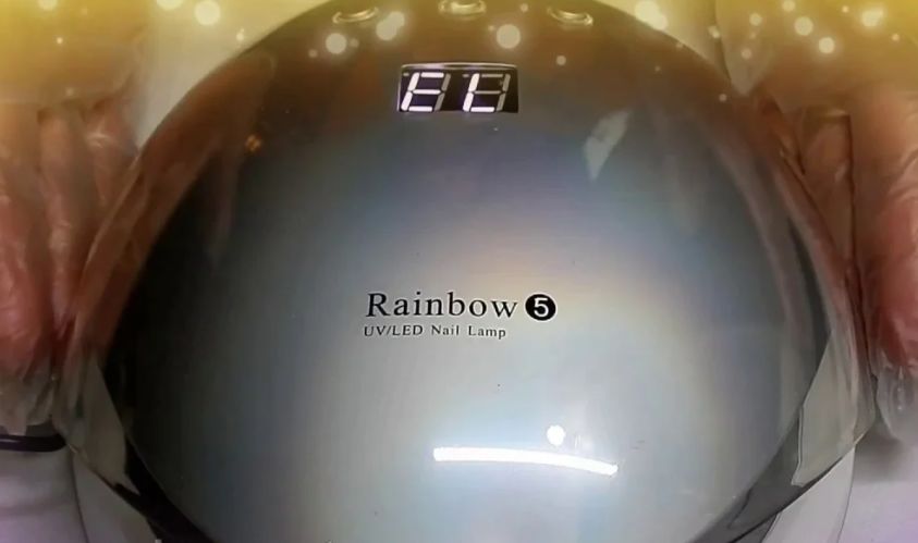 Лампа для маникюра Rainbow 5- 60 Вт UV/LED Голографик