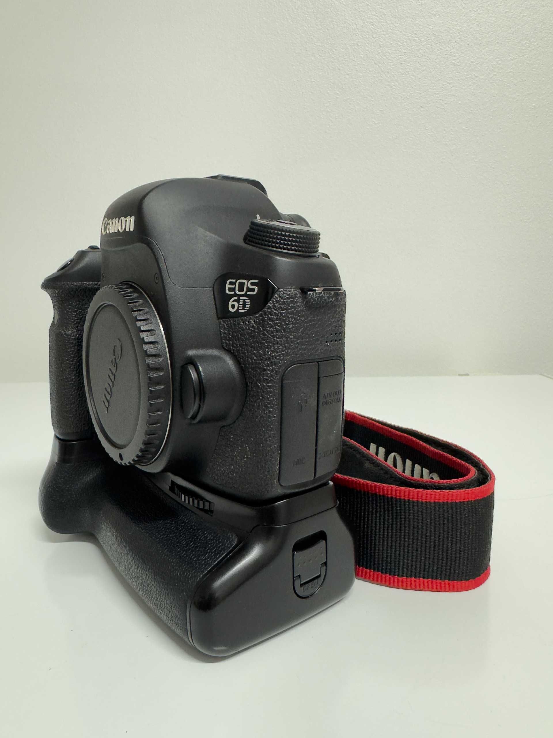 Corpo Canon 6D + Grip