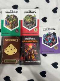 5 książek Minecraft Dungeons,podręcznik farmera...
