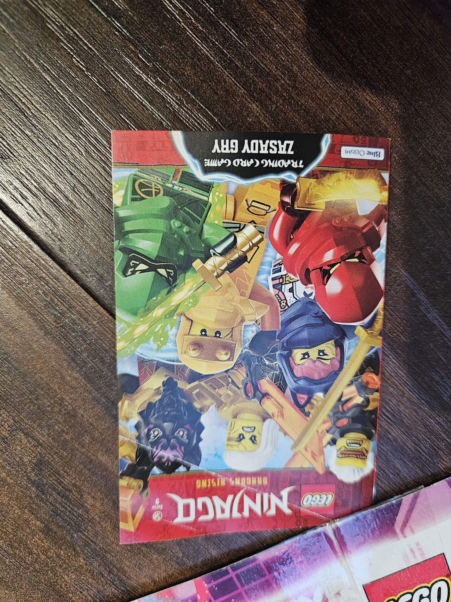 Karty lego ninjago + plansza do gry