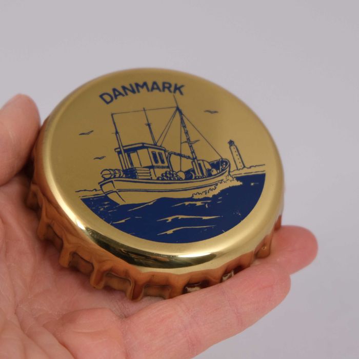 Otwieracz do butelek kapsel, Georg Jensen, Dania, lata 80.