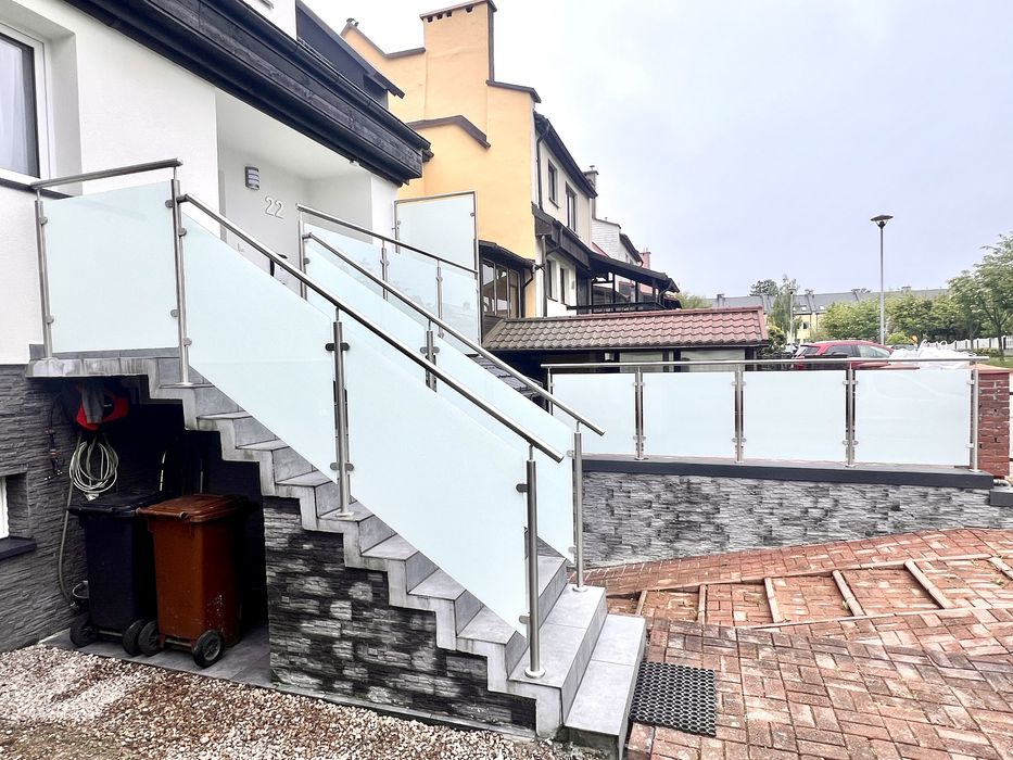 Balustrada ze stali nierdzewnej