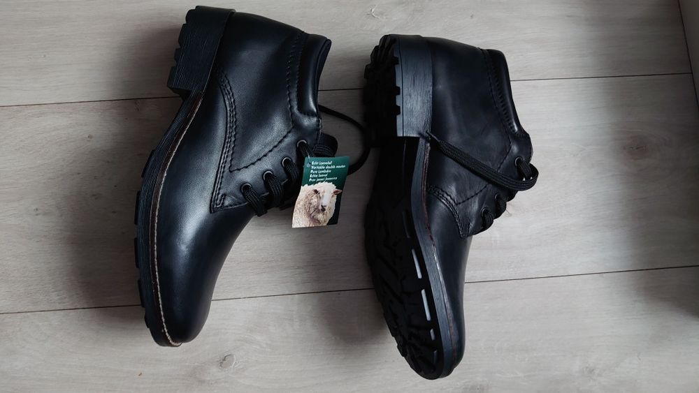 Męskie ocieplane buty zimowe Rieker