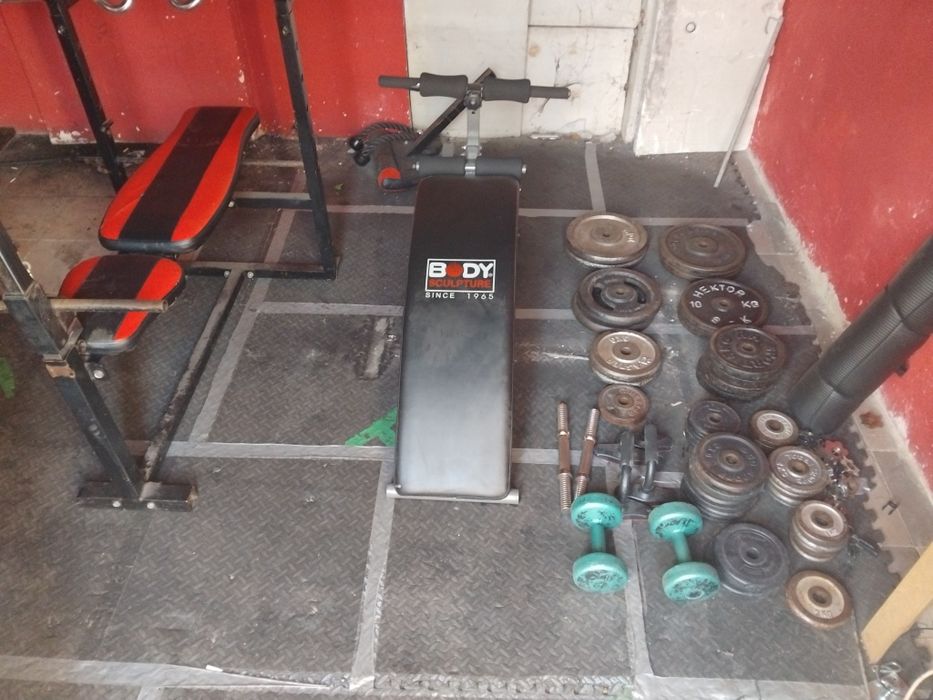 Siłownia obiążenie żeliwne