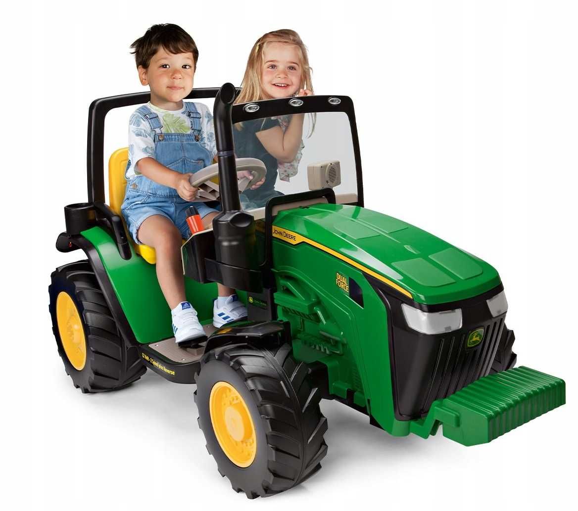 Wielki traktor na akumulator Peg Perego JOHN DEERE DUAL FORCE  2miejsc