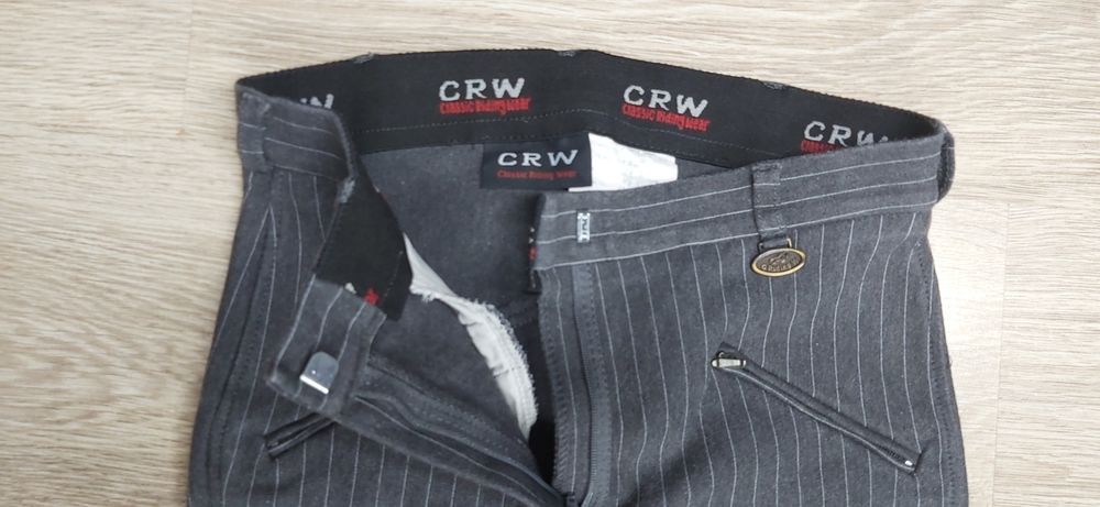 CRW Bryczesy do jazdy konnej jeździeckie S 36