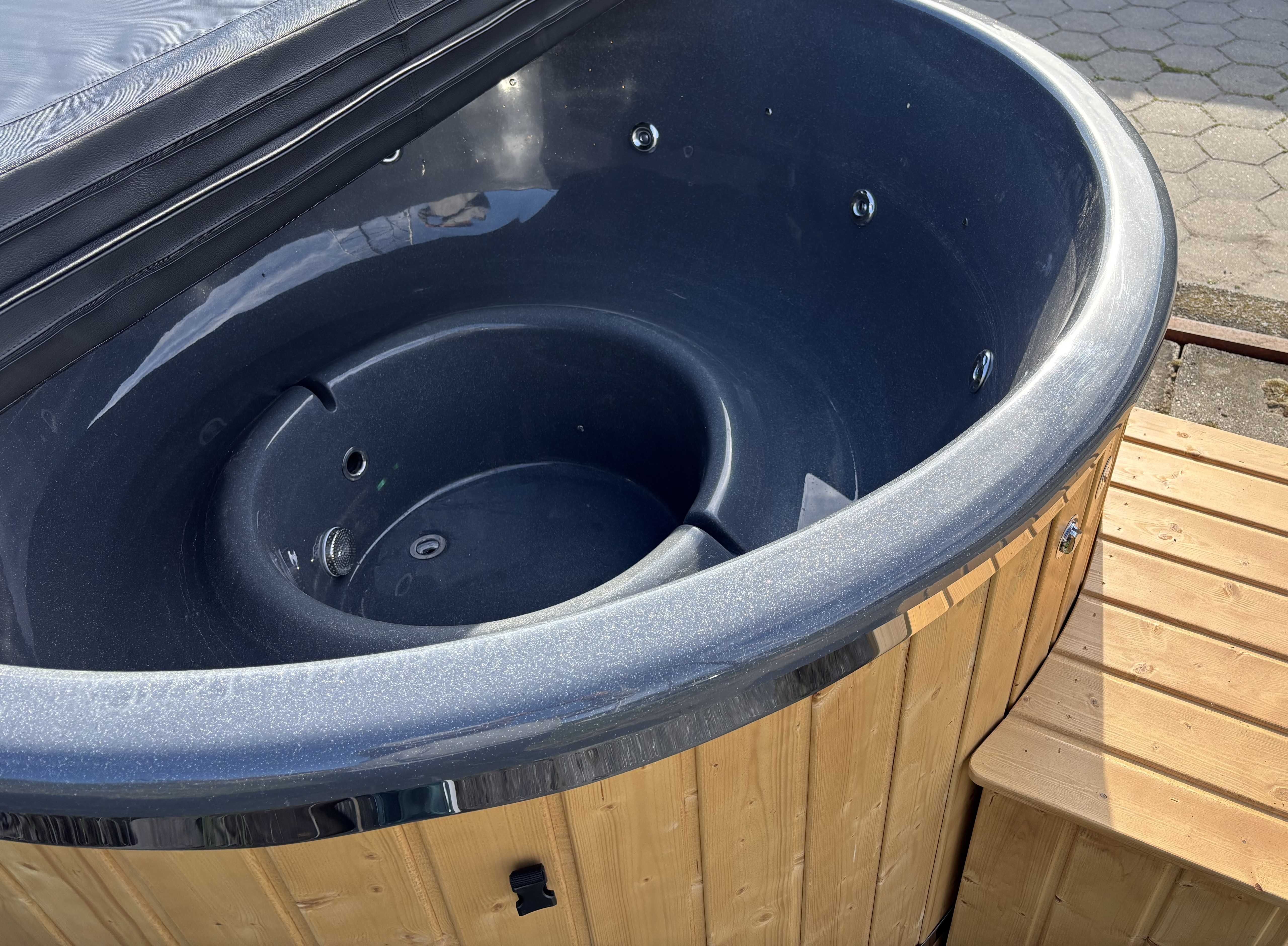 Balia świerkowa z hydromasażem ruska bania hot tub PRODUCENT drewno FV