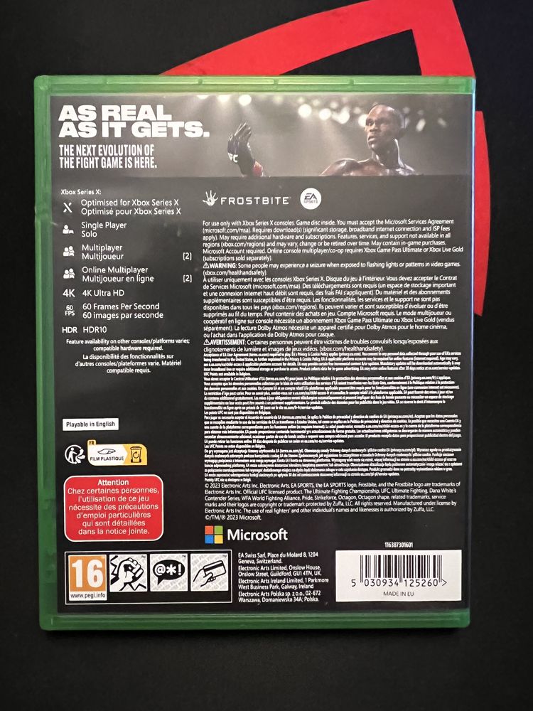 UFC 5 xbox series x/s