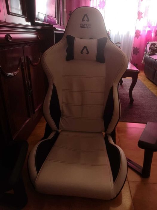cadeira gaming sem base nas rodas alpha gamer