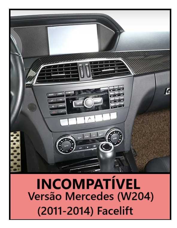Rádio 2DIN 9" • Mercedes Classe C (W204) • Android C200 C220 [4+32GB]
