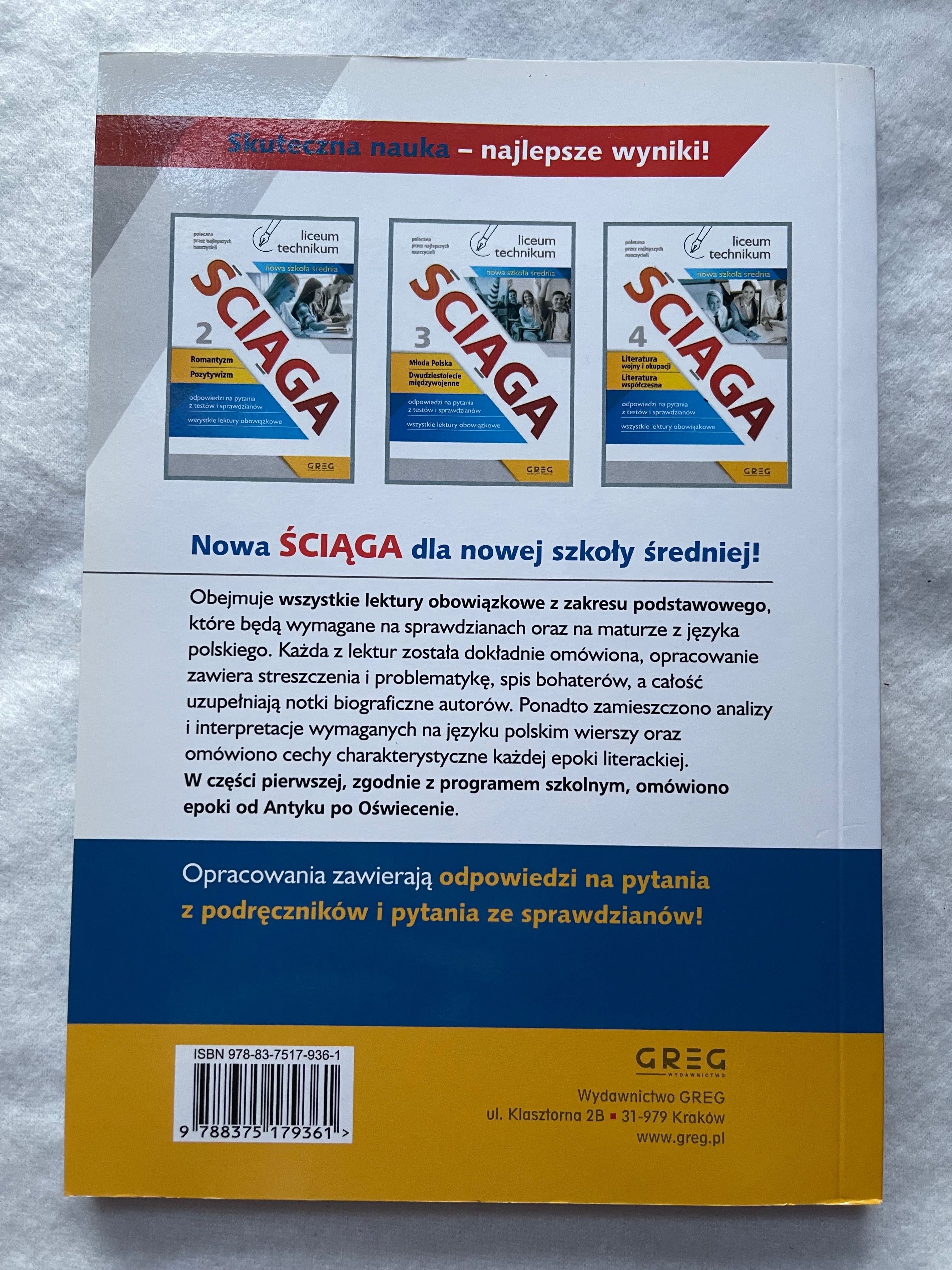 Ściąga - od antyku do oświecenia