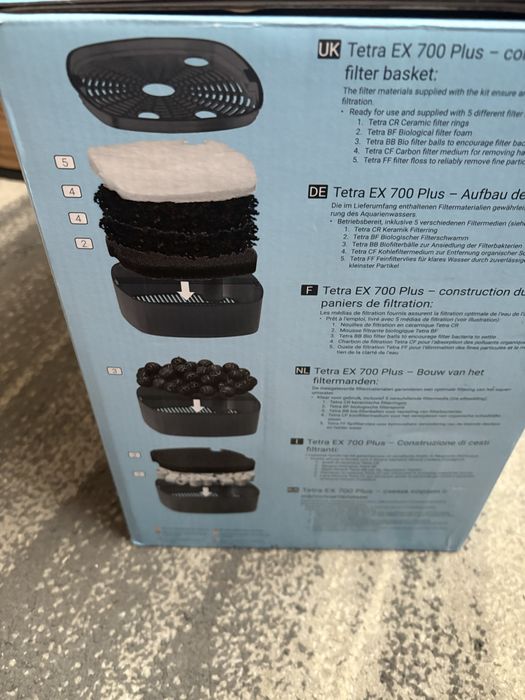 Filter kubełkowy tetra ex 700