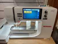 Hafciarka  BERNINA + maszyna  do szycia + overlok– stan bd. – 6000 zł