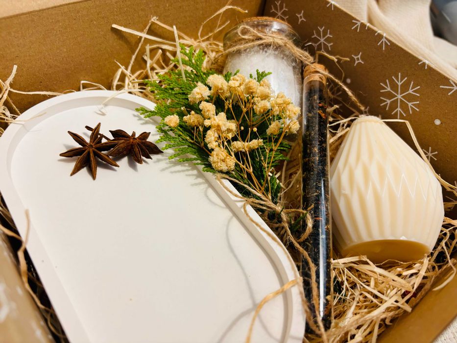 Zestaw prezentowy handmade „Ciepło i Spokój”