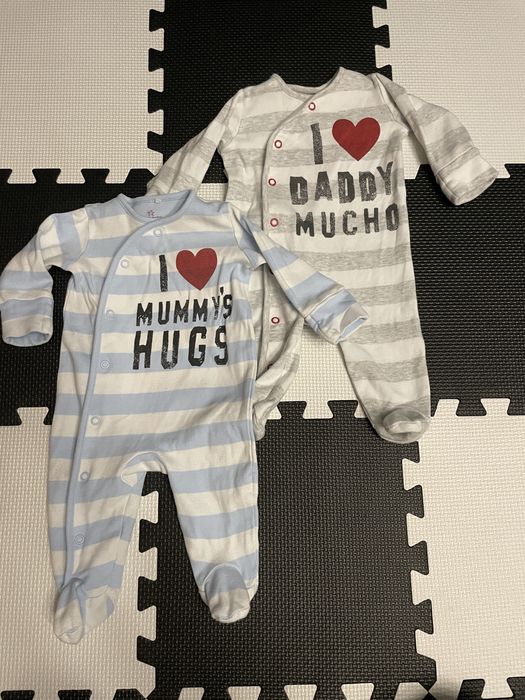 2-pak śpiochy piżamka Next Baby 56/62 1-3 msc