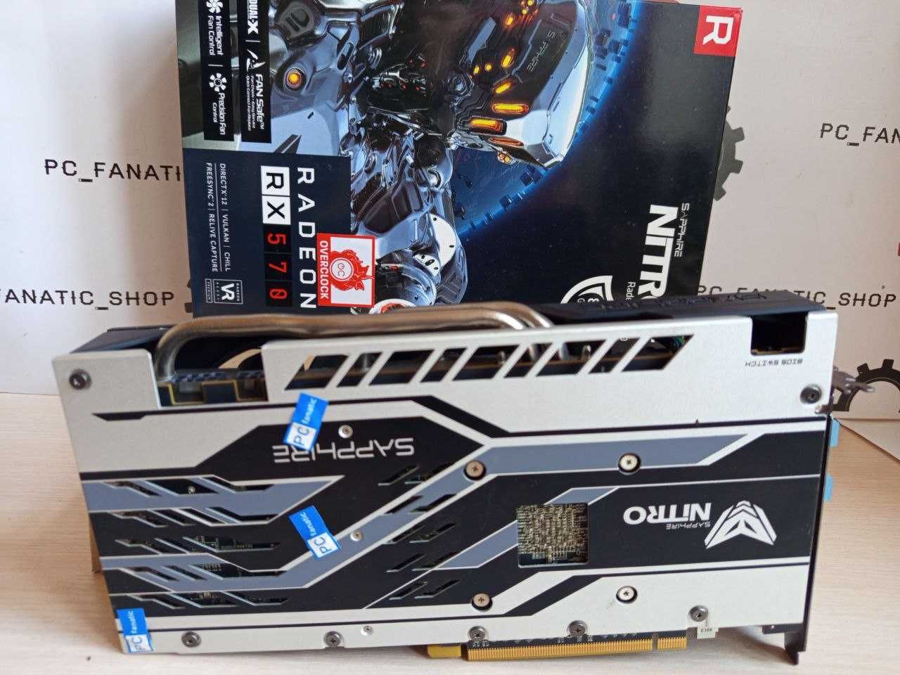 Гарантія/Sapphire NITRO+ OC RADEON RX 570 8G/PC_fanatics_shop