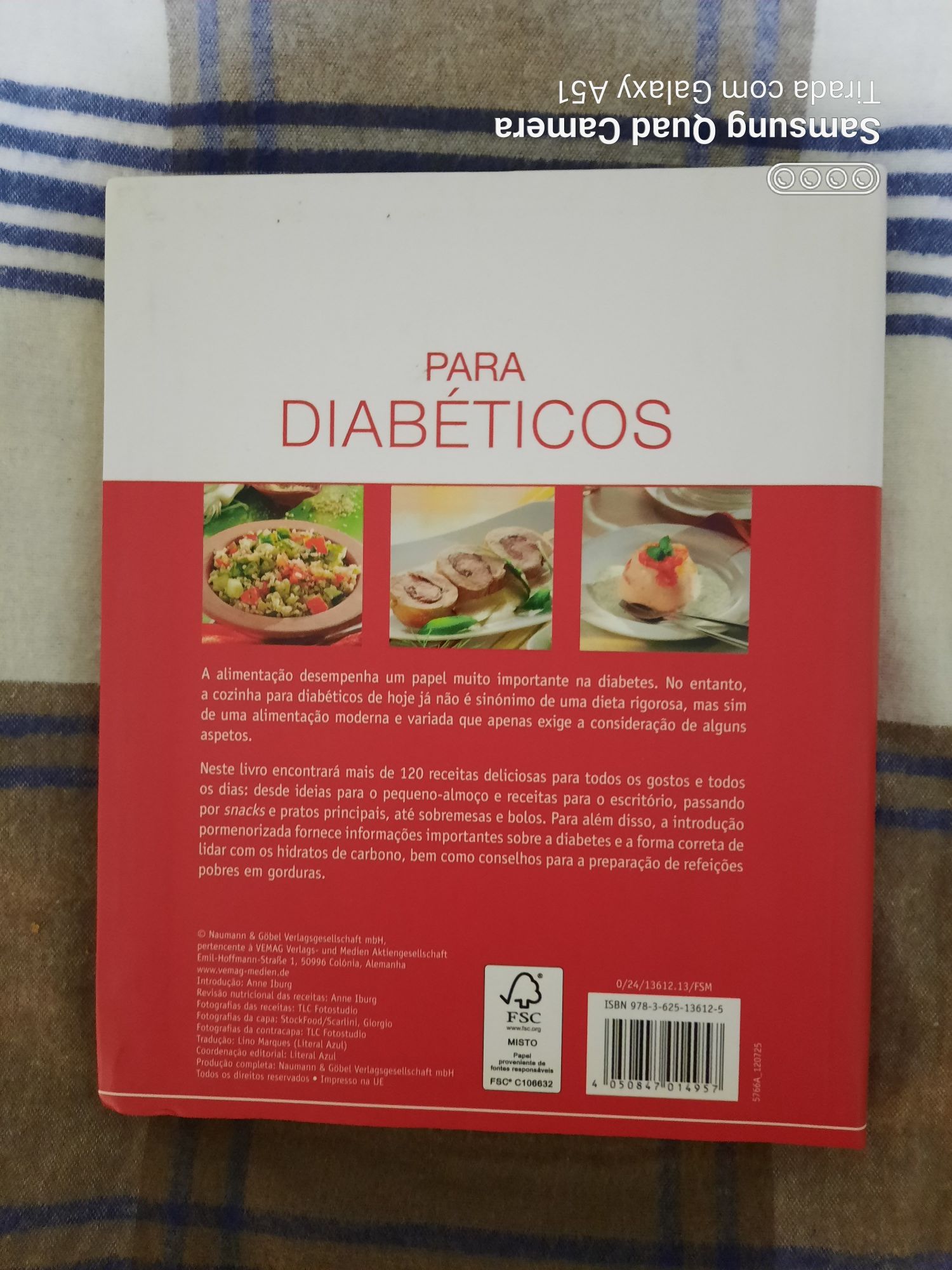 Livro cozinha para diabéticos