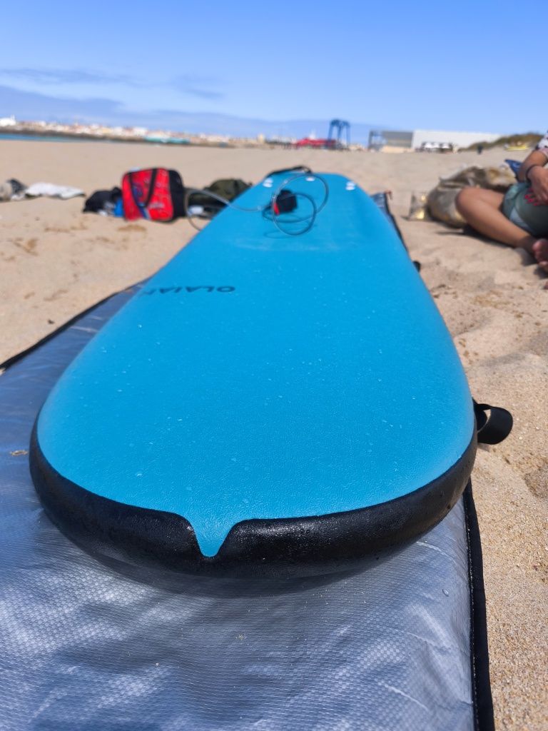 Vendo prancha surf Olaian 8,2 + Capa Transporte