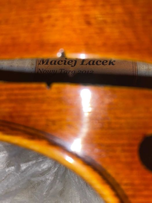 Skrzypce Lutnicze 4/4 - Maciej Łacek 2012, wycena lutnicza