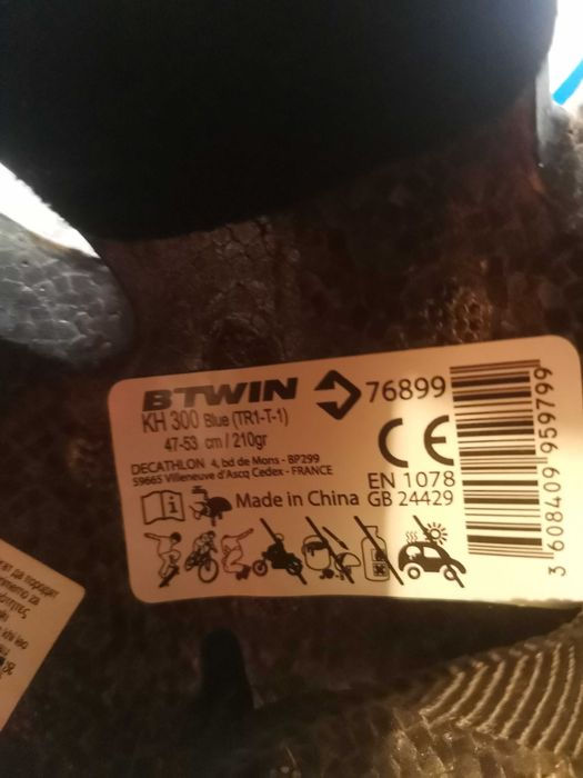 Kask rowerowy Btwin M47-53