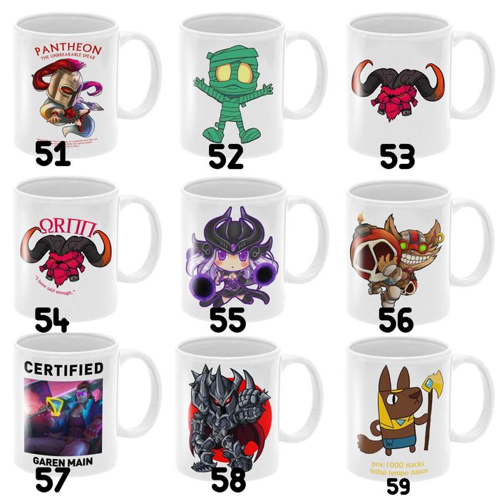 Zac Elo Żelo Zabawny Kubek League Of Legends  Prezent 330ml+Opakowanie