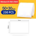 Етикетки для принтера NIIMBOT різних розмірів white  FOR B1/B21/B3S