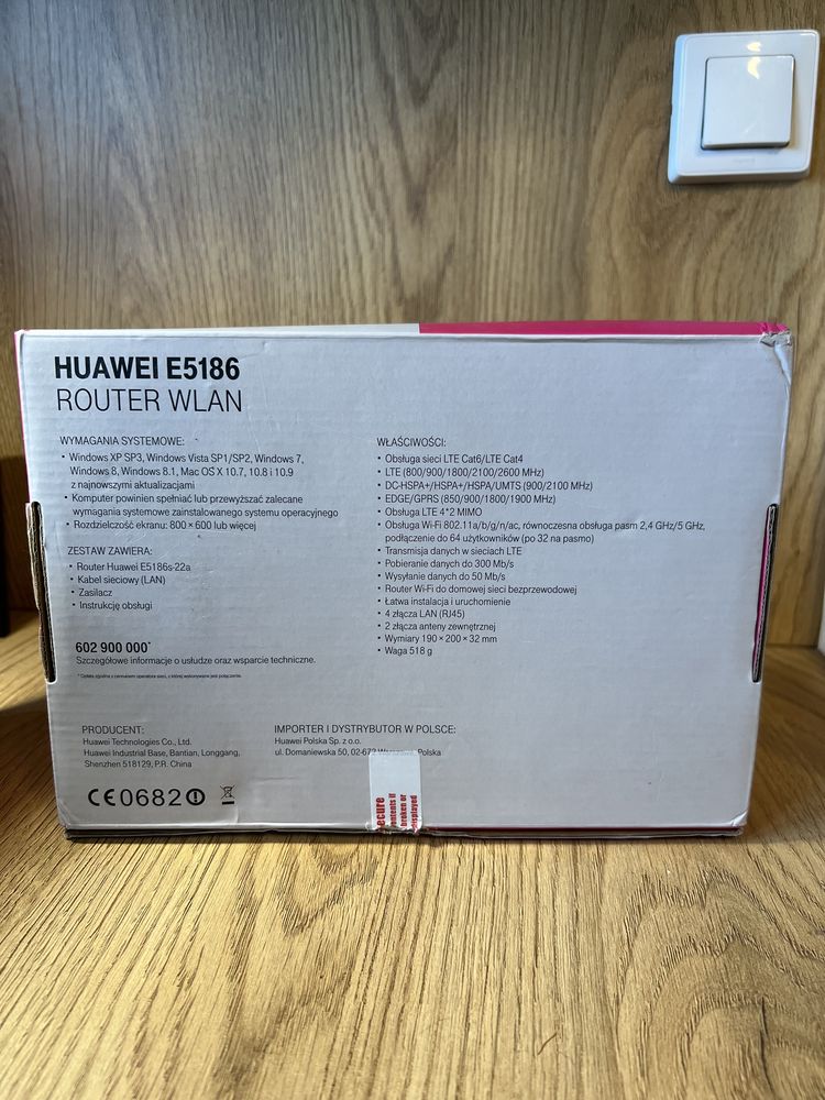 Router z modemem Huawei E5186s - 22a czarny