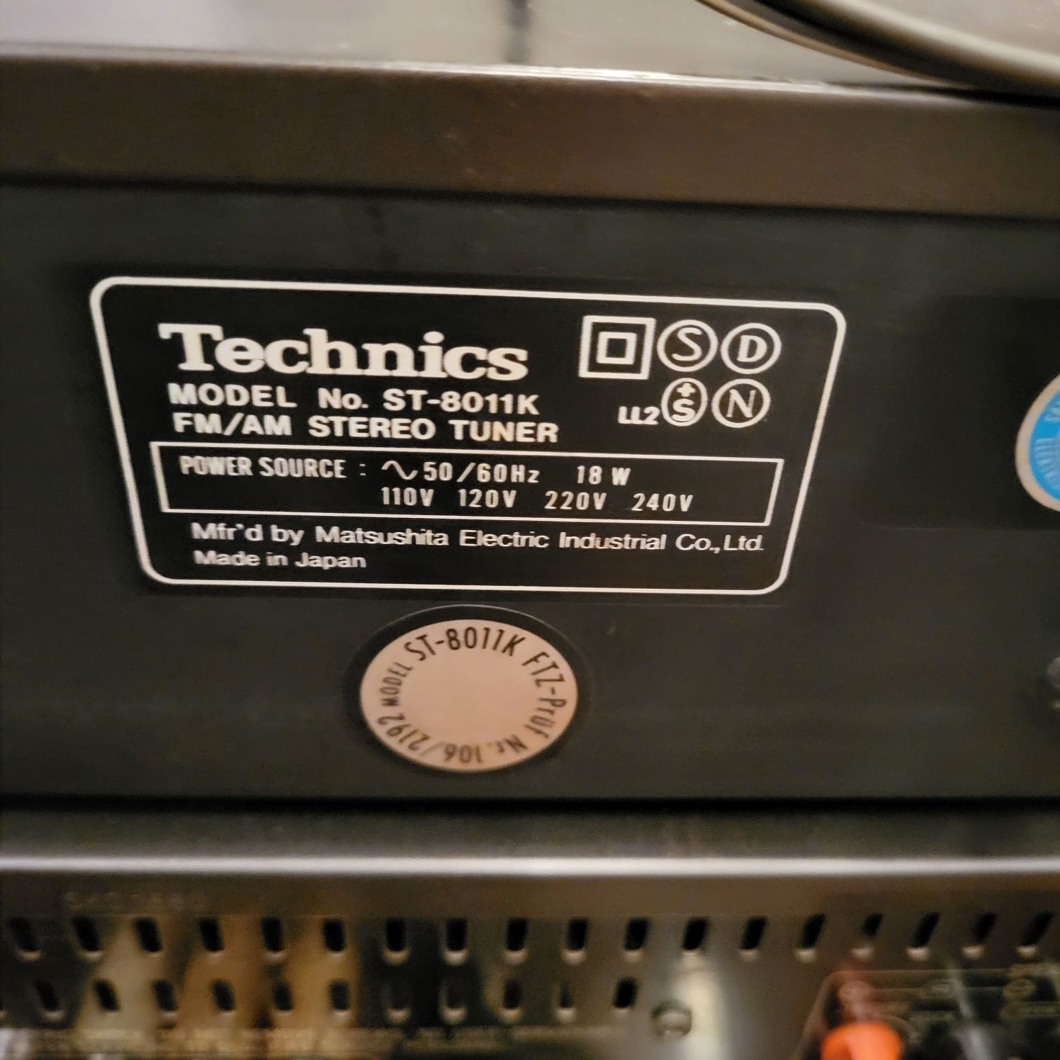 Technics wieża. .